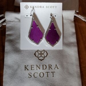 Kendra Scott Purple Alex Earrings